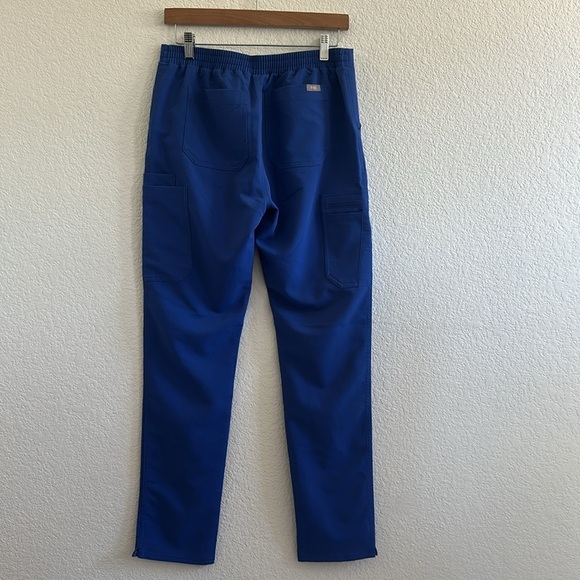 Figs The Yola Yoga Skinny Scrub Pants Denim Blue - Picture 7 of 8